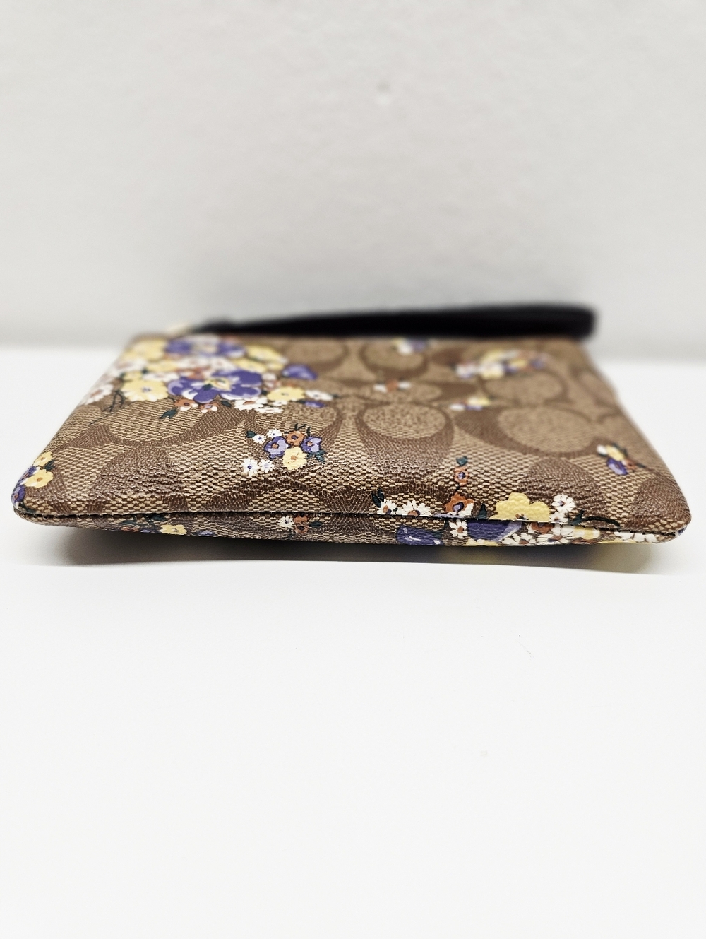 Coach Corner Zip Floral Wristlet F31914 - Picture 5 of 9